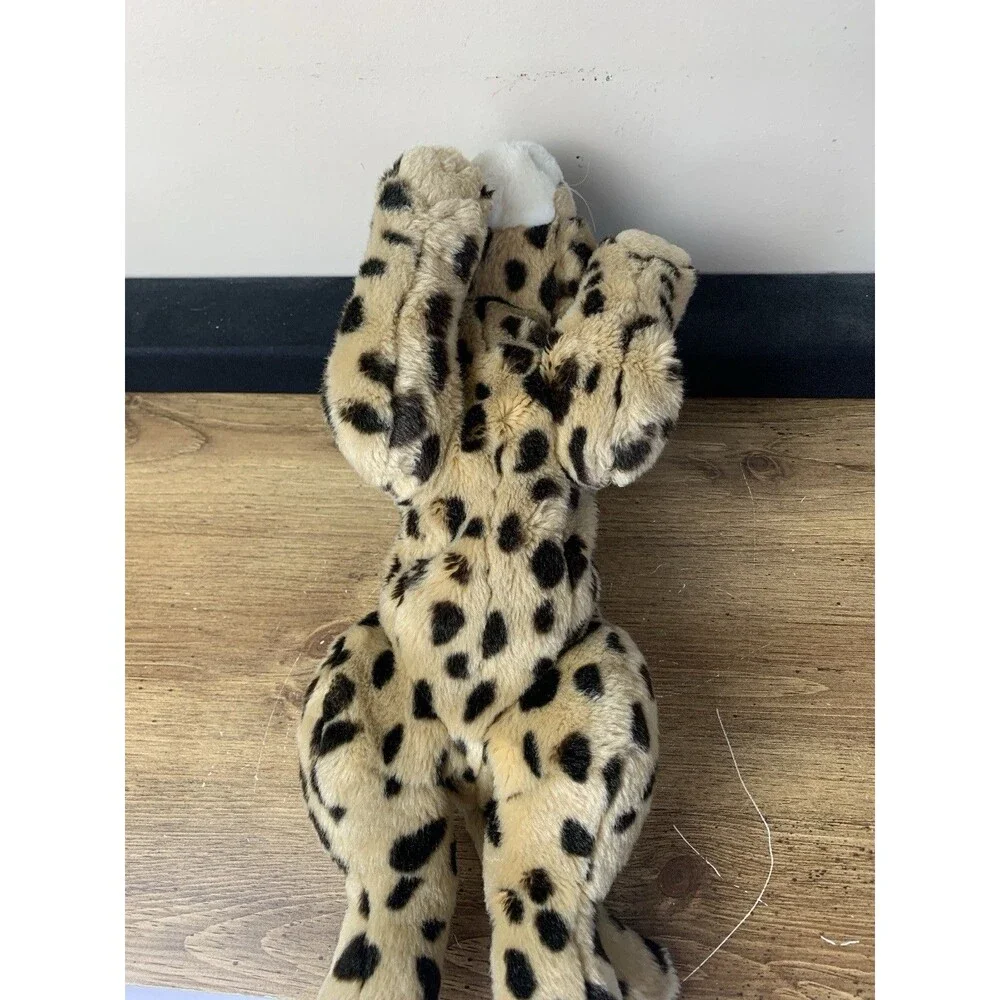 Toys R Us Animal Alley Plush Leopard Cheetah Cat 17” Stuffed Animal Vintage